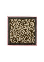 kate spade new york Women's Cheetah Print Square Bandana - Roasted Cashews