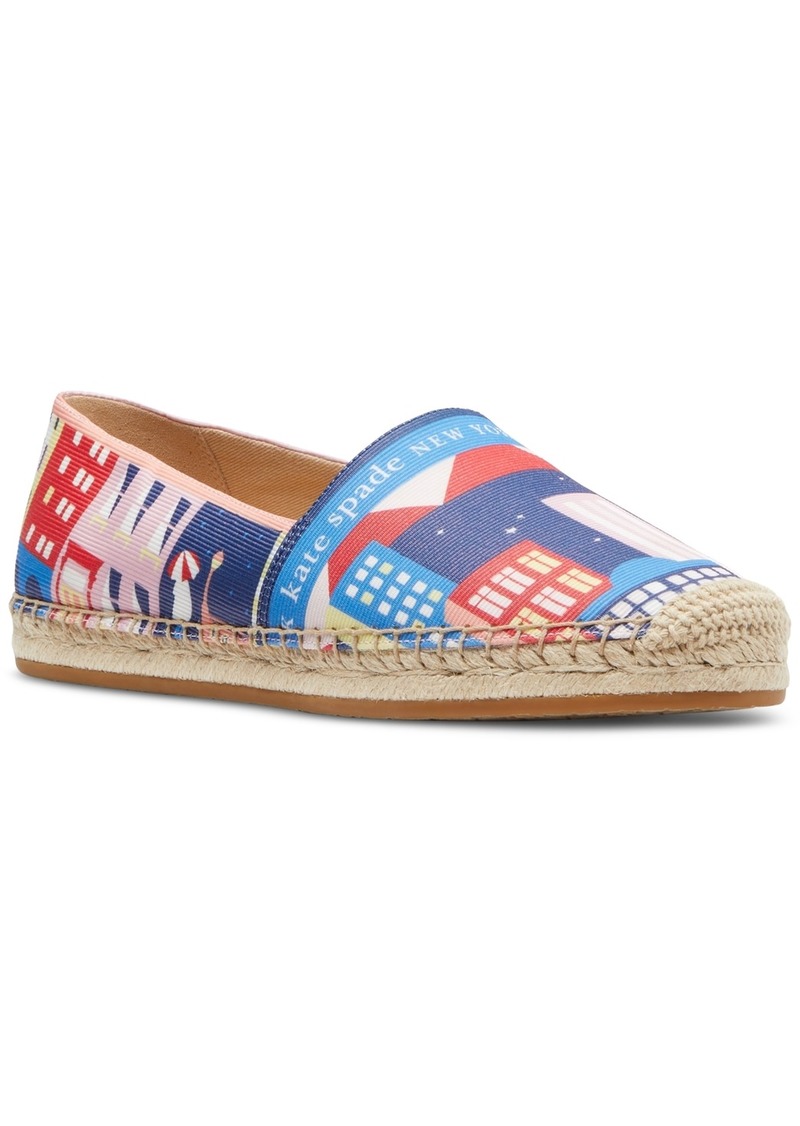 Kate Spade New York Women's City Map Flat Espadrille Flats - Beach Sand