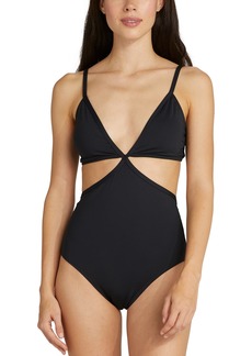 Kate Spade New York Women's Cutout Monokini Swimsuit - Black