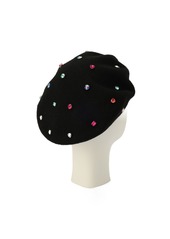 Kate Spade New York Women's Embellished Beret Hat - Black