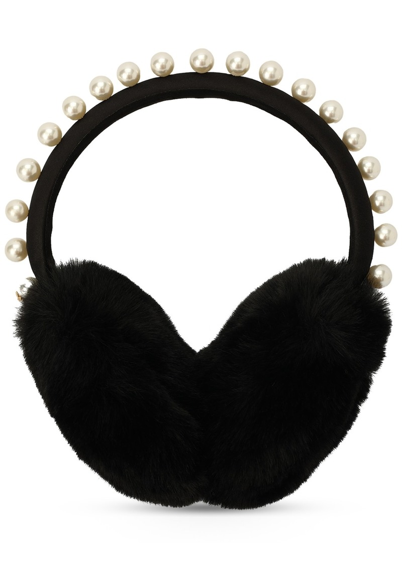 Kate Spade New York Women's Embellished Ear Muffs - Black