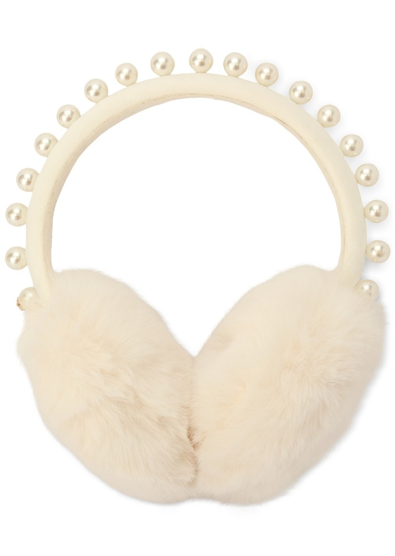 Kate Spade New York Women's Embellished Ear Muffs - Cream