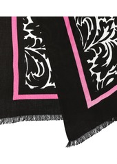 kate spade new york Women's Flourish Swirl Oblong Bandana - Black, Cream