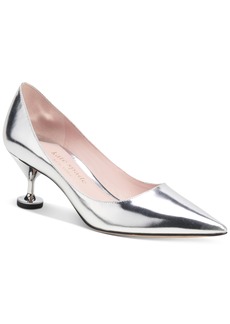 Kate Spade New York Women's Garnish Slip-On Pointed-Toe Pumps - Silver