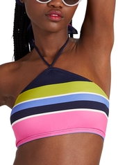 kate spade new york Women's High-Neck Halter Bikini Top - Multi