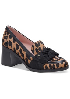 Kate Spade New York Women's Leandra Slip-On Embellished Loafer Pumps - Leopard