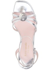 Kate Spade New York Women's Lets Dance Strappy Dress Sandals - Silver