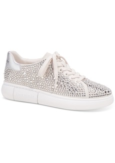 Kate Spade New York Women's Lift Crystal Lace-Up Sneakers - Silver
