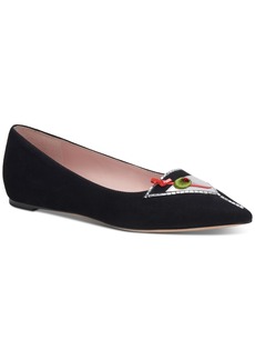 Kate Spade New York Women's Make It A Double Pointed-Toe Slip-On Flats - Black