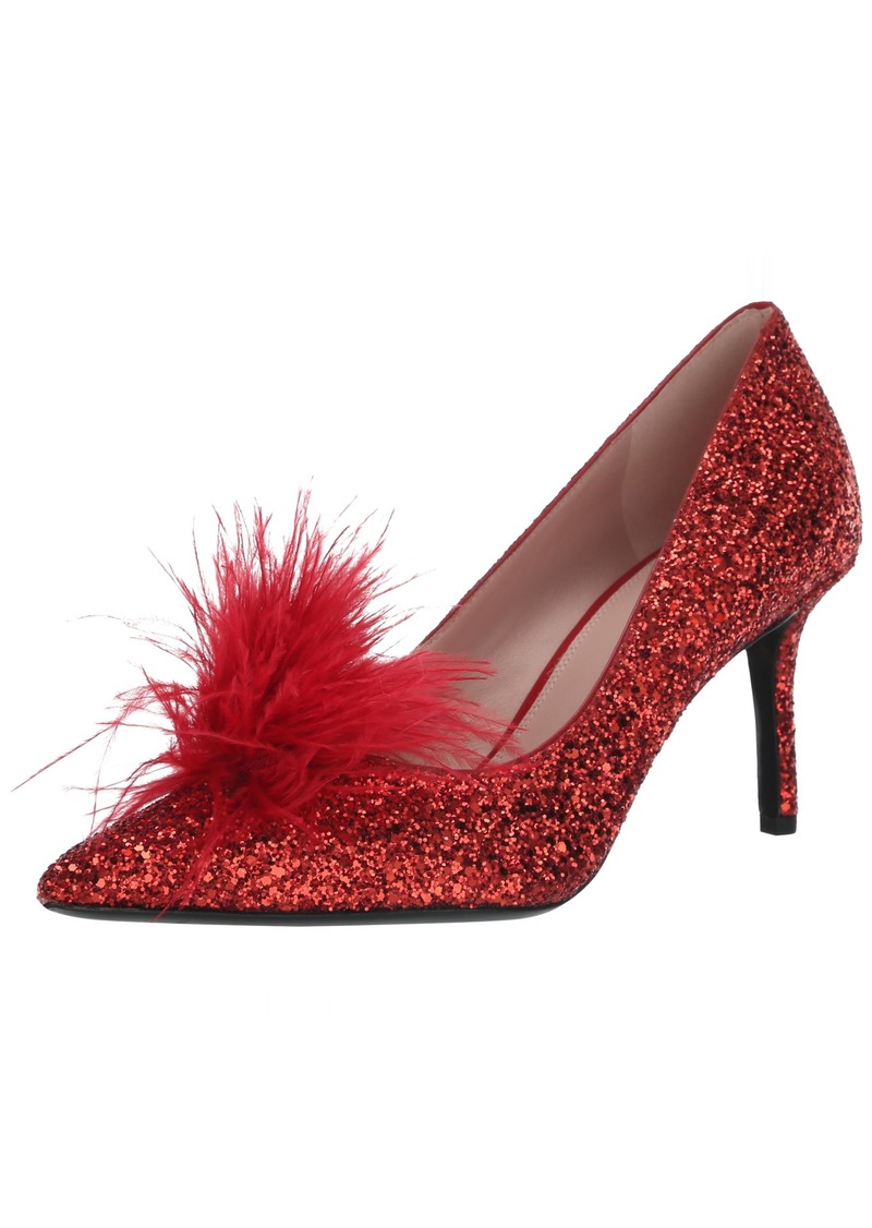 Kate Spade New York Women's Marabou Heel Pump