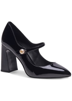 Kate Spade New York Women's Maren Ankle-Strap Pumps - Black Pearl Patent