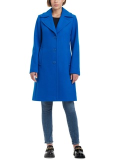 Kate Spade New York Women's Single-Breasted Coat - Opulent Blue