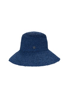 Kate spade new york Women's Solid Crochet Crushable Cloche - French Navy