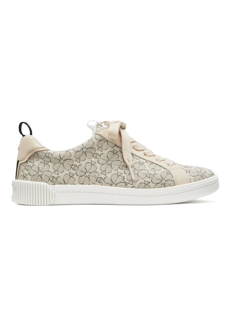 kate spade new york Women's Spade Flower Lace Up Sneaker