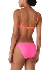 Kate Spade New York Womens U Wire Contrast Trim Bikini Top String Bikini Bottoms