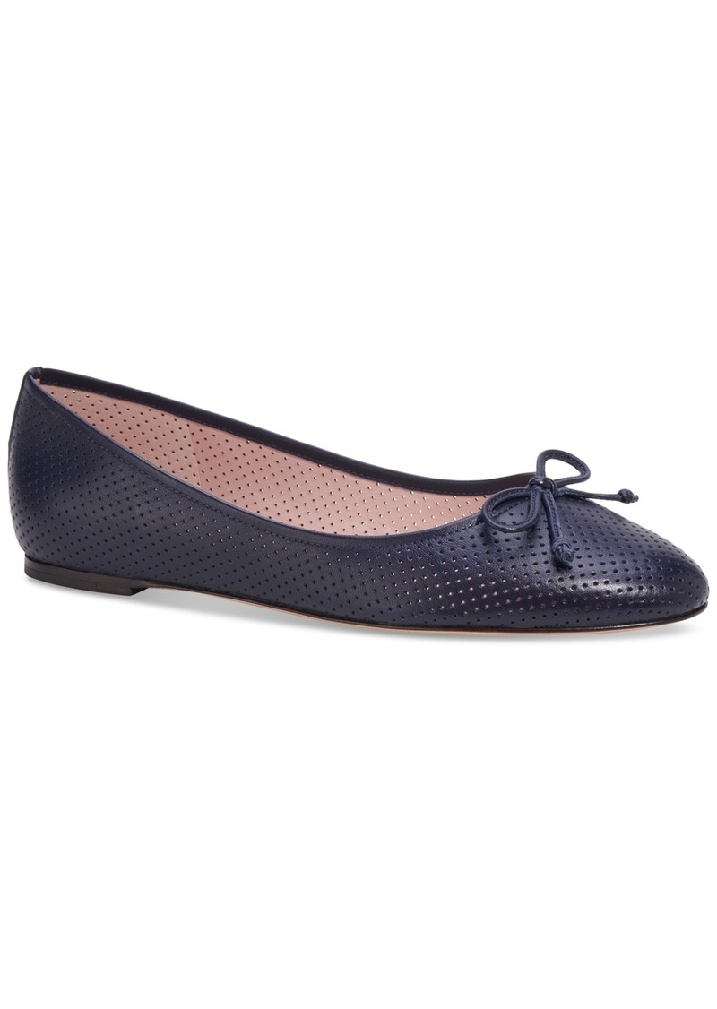 Kate Spade New York Women's Veronica Slip-On Perforated Ballet Flats - Captain Navy