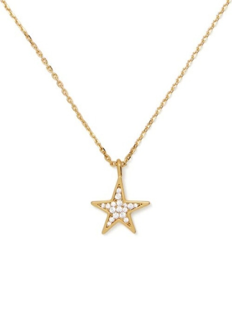 kate spade new york you're a star pendant necklace