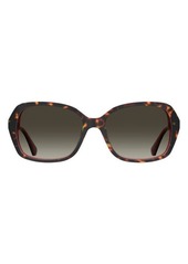 Kate Spade New York yvette 54mm gradient polarized square sunglasses