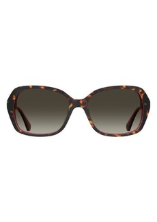 kate spade new york yvette 54mm gradient polarized square sunglasses