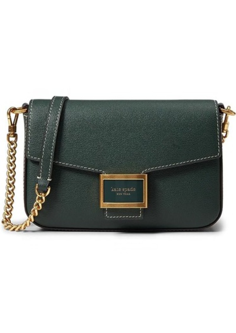 Kate Spade Katy Textured Leather Flap Chain Crossbody