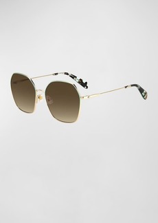 Kate Spade kenna mixed-media butterfly sunglasses 