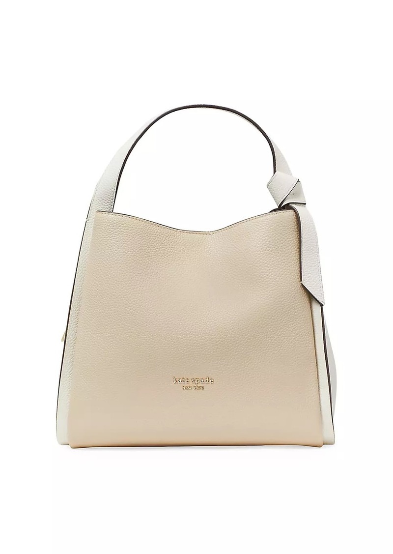 Kate Spade Knott Colorblocked Leather Crossbody Tote Bag