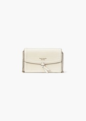 Kate Spade Knott Croc-Embossed Flap Crossbody