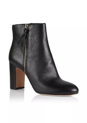 Kate Spade Knott Zip Leather Ankle Boots