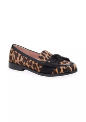 Kate Spade Leandra Leopard-Print Leather Loafers