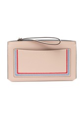 Kate Spade leather eva embroidered wallet clutch