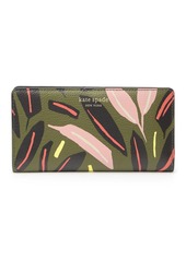 Kate Spade leather eva modern large slim bi-fold wallet