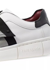 Kate Spade Lexi Bow-Detailed Leather Sneakers