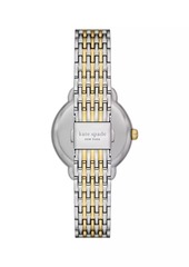 Kate Spade Lily Avenue Two-Tone Stainless Steel Three-Hand Watch