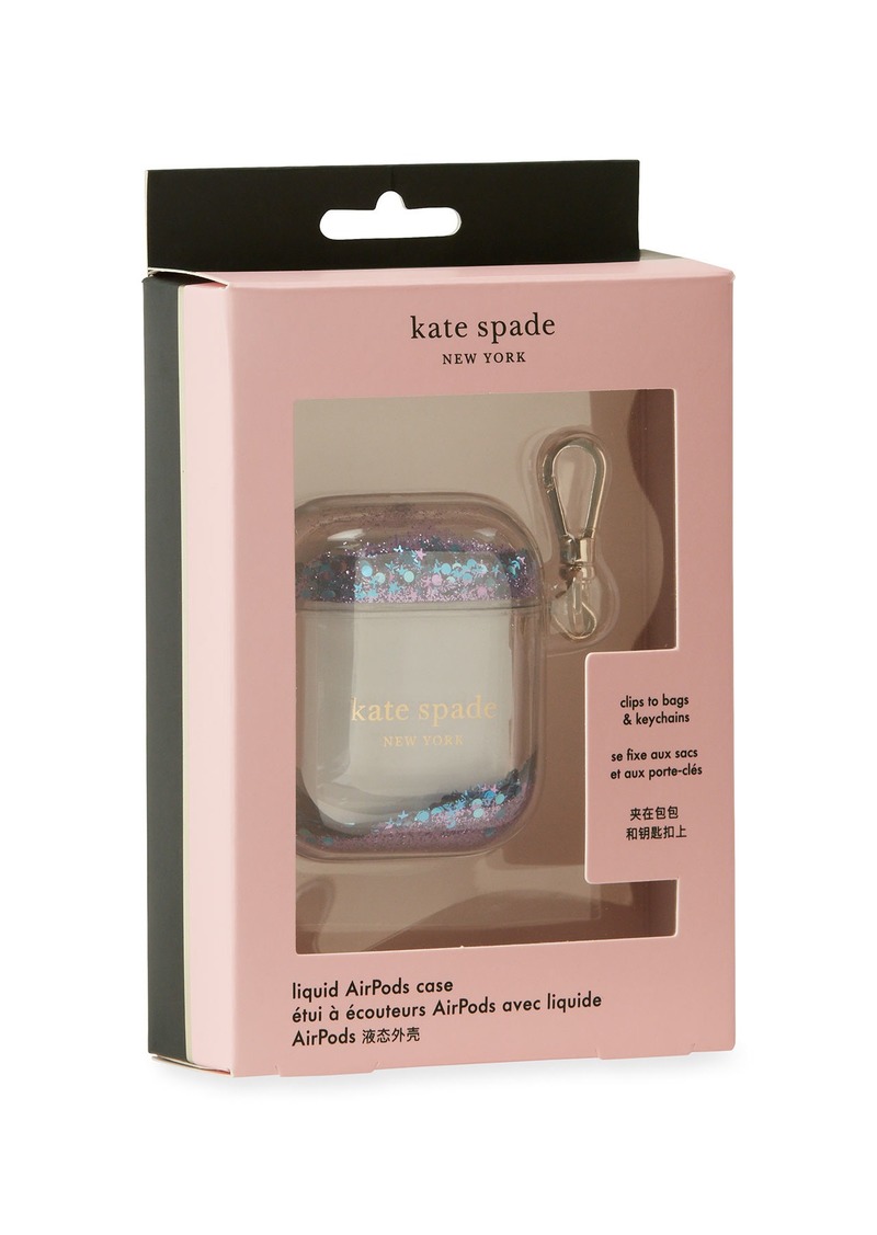 Kate Spade Liquid Glitter Airpod Case Misc Accessories