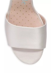 Kate Spade Love Satin Sculptural-Heel Mules