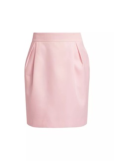 Kate Spade Mainline Duchess Satin Miniskirt