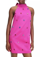 Kate Spade Mainline Mia Embellished Sleeveless Minidress