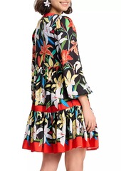 Kate Spade Mainline Summer Lilies Twill Dress