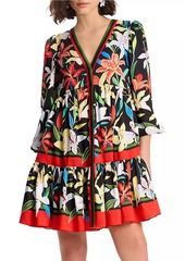 Kate Spade Mainline Summer Lilies Twill Dress