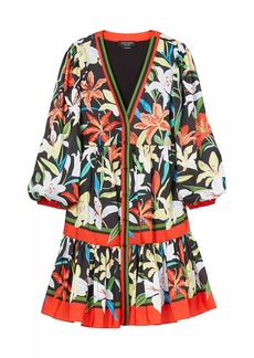 Kate Spade Mainline Summer Lilies Twill Dress