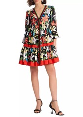 Kate Spade Mainline Summer Lilies Twill Dress