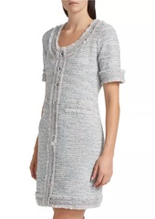 Kate Spade Mainline Tweed Sweater Minidress