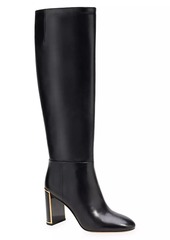 Kate Spade Merritt 83MM Leather Knee-High Boots