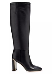 Kate Spade Merritt 83MM Leather Knee-High Boots