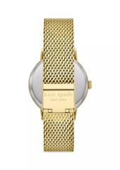Kate Spade Metro Goldtone Mesh Bracelet Watch