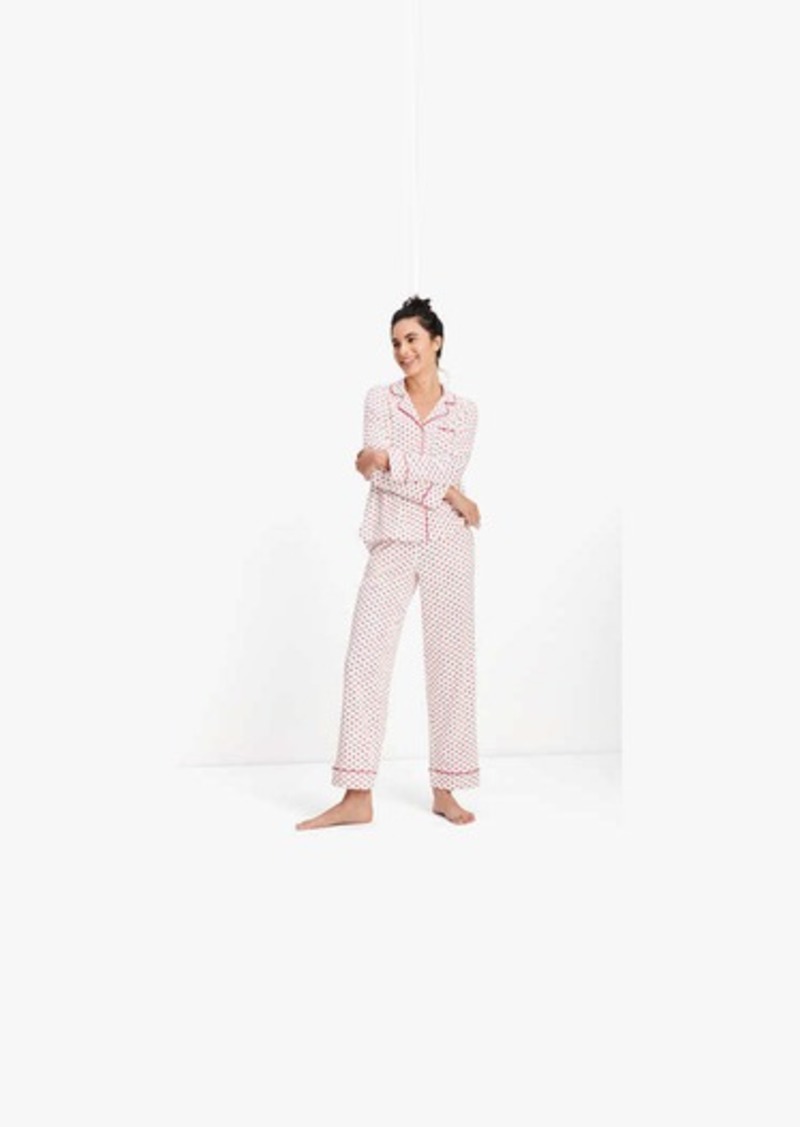 Kate Spade Mini Hearts Long Pj Set