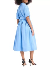 Kate Spade Montauk Poplin Midi Shirtdress