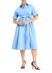 Kate Spade Montauk Poplin Midi Shirtdress