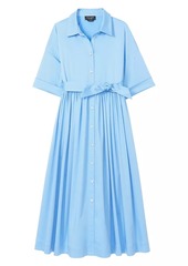 Kate Spade Montauk Poplin Midi Shirtdress