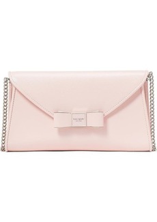 Kate Spade Morgan Bow Embellished Patent Saffiano Leather Envelope Flap Crossbody